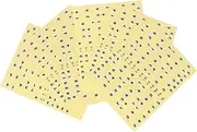 HYTROVE 7 Pcs Guitar Fretboard Stickers for Easy Learning Practical Decals for Folk Electric Guitars Durable Material for Beginners to Master Fretboard Skills