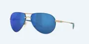 Costa Del Mar HELO Sunglasses - Matte Champagne / Blue Mirror 580P - NEW
