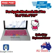 Hello Kitty Keyboard Case Cover Protector for Apple MacBook Pro Air 13.3" 15" 17