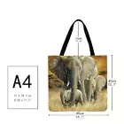 Elephant linen bag