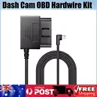 Dash Cam OBD Hardwire Kit Power Cable Micro USB Port Support Park Monitor