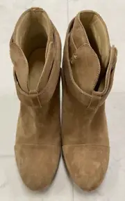 NIB $495 Rag & Bone Harrow Boot In Camel Suede Size:EU36.5(US:6.5)
