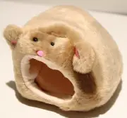 Small Animal Cave Bed Hide Out Nest Gerbil Hamster Mouse Attachment Clip