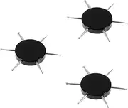 FRCOLOR 3pcs Nail Art Brush Set 6 Size Circular Dotting Tools Detail Painting Tools for