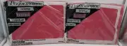 NOS Sealed Springs Performance TWIN Flat Sheet & TWIN Fitted Sheet Berry Percale