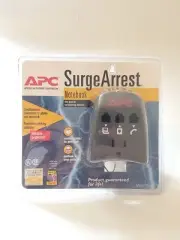 APC Surge Arrest Notebook Internet Modem Fax Notebook AC Surge Protector PNote1