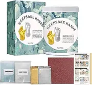 Plaster Statue Mould Set - Keepsake Hands Casting Kit - Hand Holding Craft for Couples - Handprint Footprint for Babies N/a/a