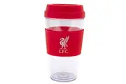 Liverpool FC Crest Travel Mug (Clear/Red) (One Size)