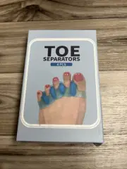 Gel Toe Separators Pink for Pedicure Nail Polish Overlapping Toes Bunions 4 Pack