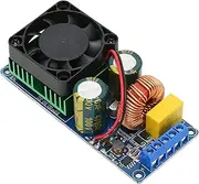 Digital Power Amplifier Board, Mono Channel Amplifier Board High Power 500W Efficient HiFi Power Amp Board with Fan,Power Amplifier Board for 10‑18in 4‑8 Ohm Speakers