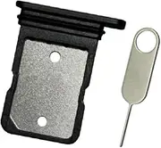 PHONSUN Single SIM Card Tray Holder for Google Pixel 5A 5G (Mostly Black) (Not for Google Pixel 5 5G)