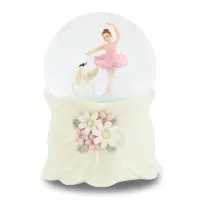 在飛比找松果購物優惠-水晶球八音盒 芭蕾舞女孩音樂盒 女童公主生日禮物 送小朋友 