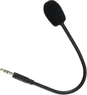 YLSDSW 3.5mm Microphone Detachable Game Microphone Boom, Bendable with Noise Cancelling Foam Cover for Turtle Beach Wireless Headsets (3.5mm)