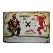 Tin Sign CAPTAIN MORGAN TALL Sprint Drink Bar Whisky Rustic Look