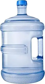 Water Container BPA-Free Thick Plastic 5L Water Bottle with Screw Caps and Built in Handle Reusable Dispenser Bottle Portable 5l Jug for Dispenser Camping Hiking, Container