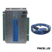 MK6-V Mach3 6 Axis Motion Controller Card USB Port CNC Breakout Board 2MHz pc66