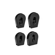 50 Pieces Shoelace Wheel Cord Lock Stoppers Ends Stopper for Shock Cord Bags