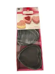 Wilton Heart Springform Pans 4" Set Of 3 NIB Valentines Day