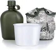 Sports Water Bottle,Outdoor Multipurpose Canteen Set - Sports Canteen Water Bottle, Lightweight Drinking Bottle for Hiking, Camping, Travel