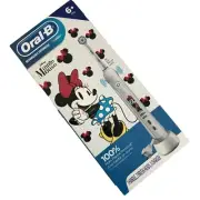 New Oral-B Rechargeable Toothbrush Minnie Mouse Disney 1 Handle Two Brush Heads