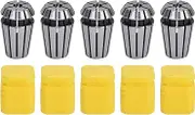 Respicefinem 5Pcs ER11 Spring Collet Set Chuck Ideal for CNC Engraving Machine And Lathe Tools With 3mm Inner Diameter And Spring Steel Material