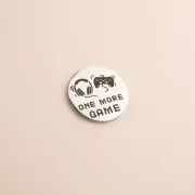 Decision Coin One More Game Time for Bed Flip Gift for Couples Friends Gamers