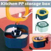 Kitchen Seasoning Box Spice Jars Condiment Sugar Salt Storage Case S9X9-