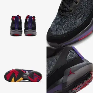 【NIKE 耐吉】籃球鞋 Air Jordan XXXVII PF 37 黑 紫 紅 暴龍隊配色 男鞋(DV0747-065)