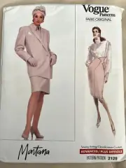 Vogue Patterns Paris Original #2129/ Misses Jacket And Skirt Size 14