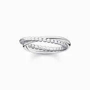 THOMAS SABO Ring Silber Kugeln 925 Sterlingsilber poliert TR2321-001-21 Größe 48