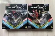 Beyblade X Bx-00 Marvel Collaboration Set Spider-Man Iron Man