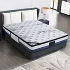 Double Size Bed Mattress 28cm Thick Natural Latex Pillow Top Foam Pocket Spring