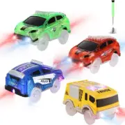 Tracks Cars Only Replacement, Flex Track Race Cars for Magic Tracks Glow in Dark