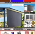 Outdoor Roller Blinds Roll Down Blind Shade Privacy Screen Retractable Window