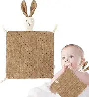 Sleep Comfort Towel,Soft Breathable Soothing Towel Appeasing Toy | Lovely Rabbit Cotton Security Blanket for Boys and Girls