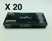 2,000 X Korona Filter Empty Tubes Menthol King Size. 20Packs