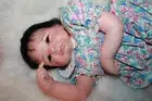 Reborn Asian Doll Li-Hue, by Nikki Holland, reborn by artist Linda Wiseman