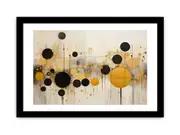 Circle Abstracts Framed Print