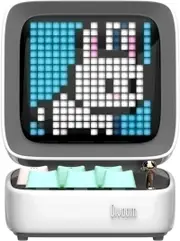 Divoom DITOO PRO Retro Pixelart 15-Watt Bluetooth Speaker - White