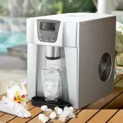 Ice Cube Maker & Water Dispenser Portable Countertop Machine Quiet Operation