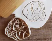Beagle Bigiel Dog Cookie Cutter Pastry Fondant Dough Biscuit Pet Doggo Animal