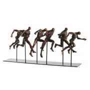 Decorative Figure Dkd Home Decor Metal Copper Resin Modern 43 x 11.5 x 19 Cm