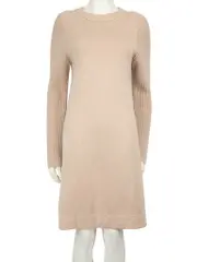 Rope Beige Wool Knit Dress