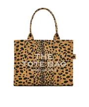 Marc Jacobs The Cheetah Logo Embroidered Large Tote Bag One size Black
