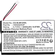 2450mAh Battery for Bosch GLM120C GLM150-27C