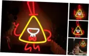 Gravity Neon Falls Neon Sign Strange Town Bill Cypher Yellow Triangle Dream