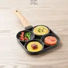 Four-hole Egg Frying Pan Medical Stone Non-stick Pan Home Breakfast Mini Frying