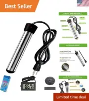 Quick Heat Immersion Water Heater for Buckets and Pools - Lightweight Design