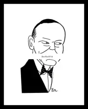 1926-rpt Sir Pelham Grenville P G WODEHOUSE Jeeves Bertie Wooster Caricature MAT