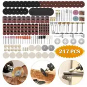 217PCS Rotary Tool Accessories Kit Sanding Cutting Polishing Grinder for Dremel